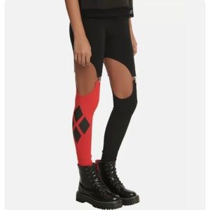 Hot topic Harleen Harley Quinn garter leggings